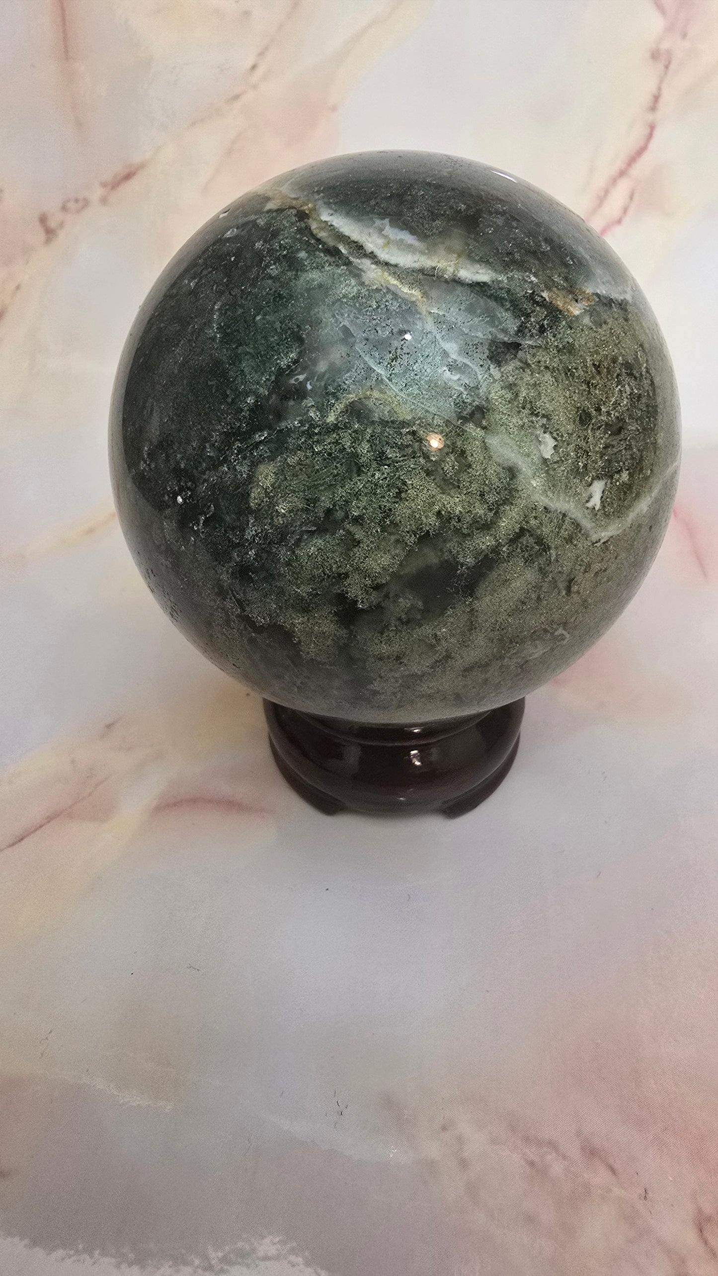 Earth-Tone Ocean Jasper Sphere