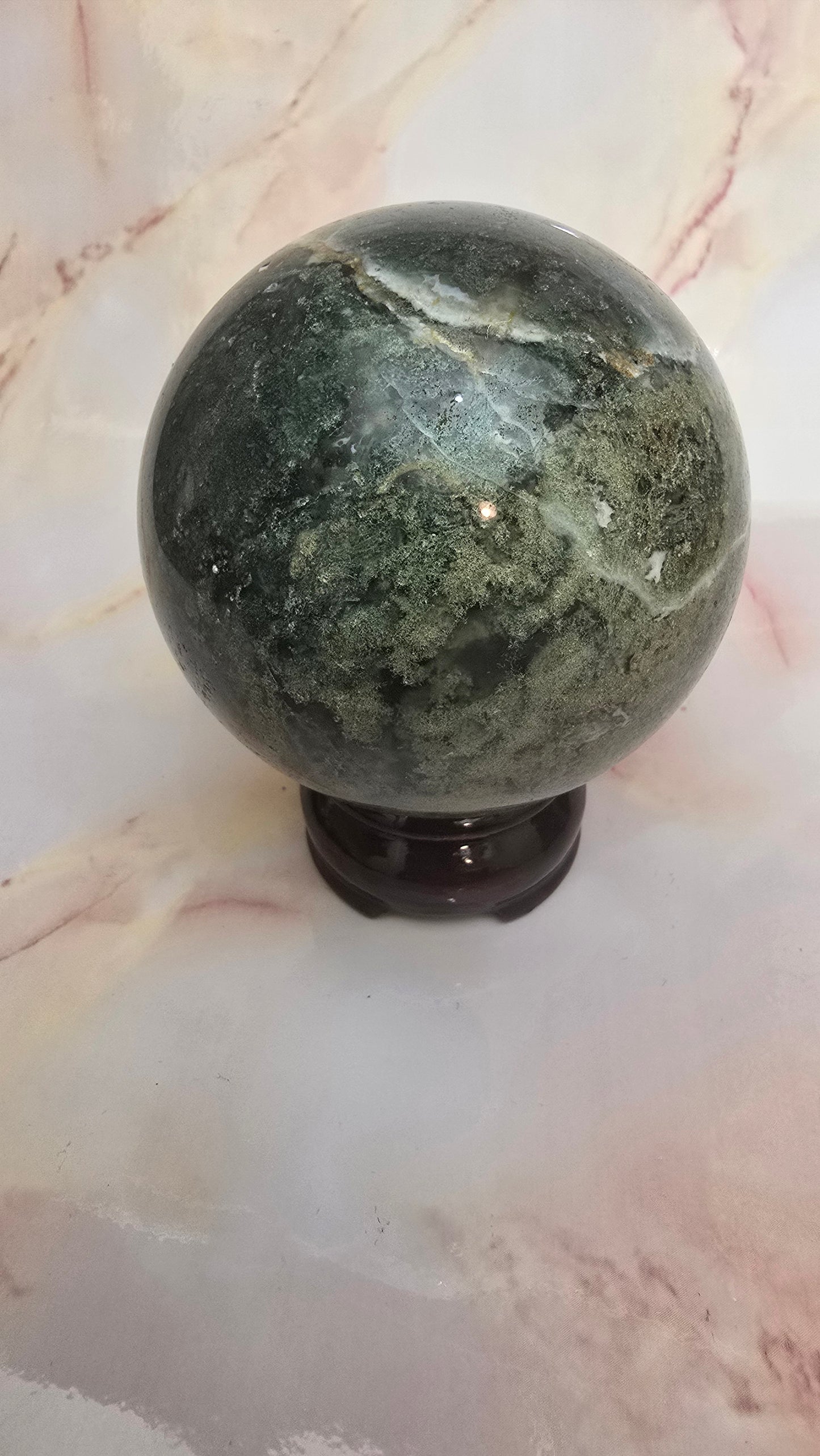 Earth-Tone Ocean Jasper Sphere