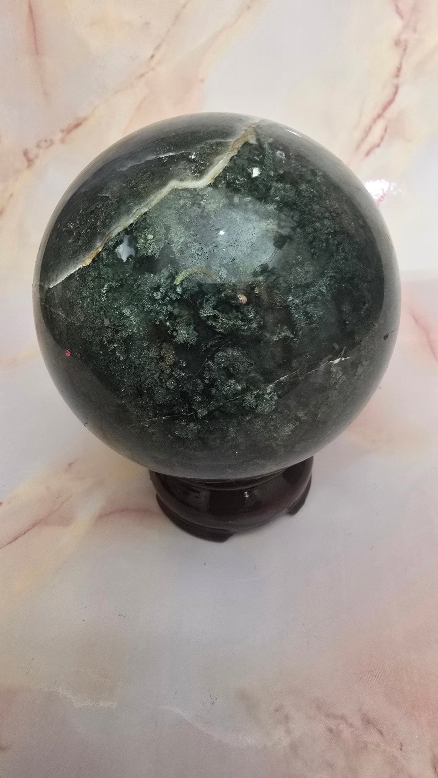 Earth-Tone Ocean Jasper Sphere