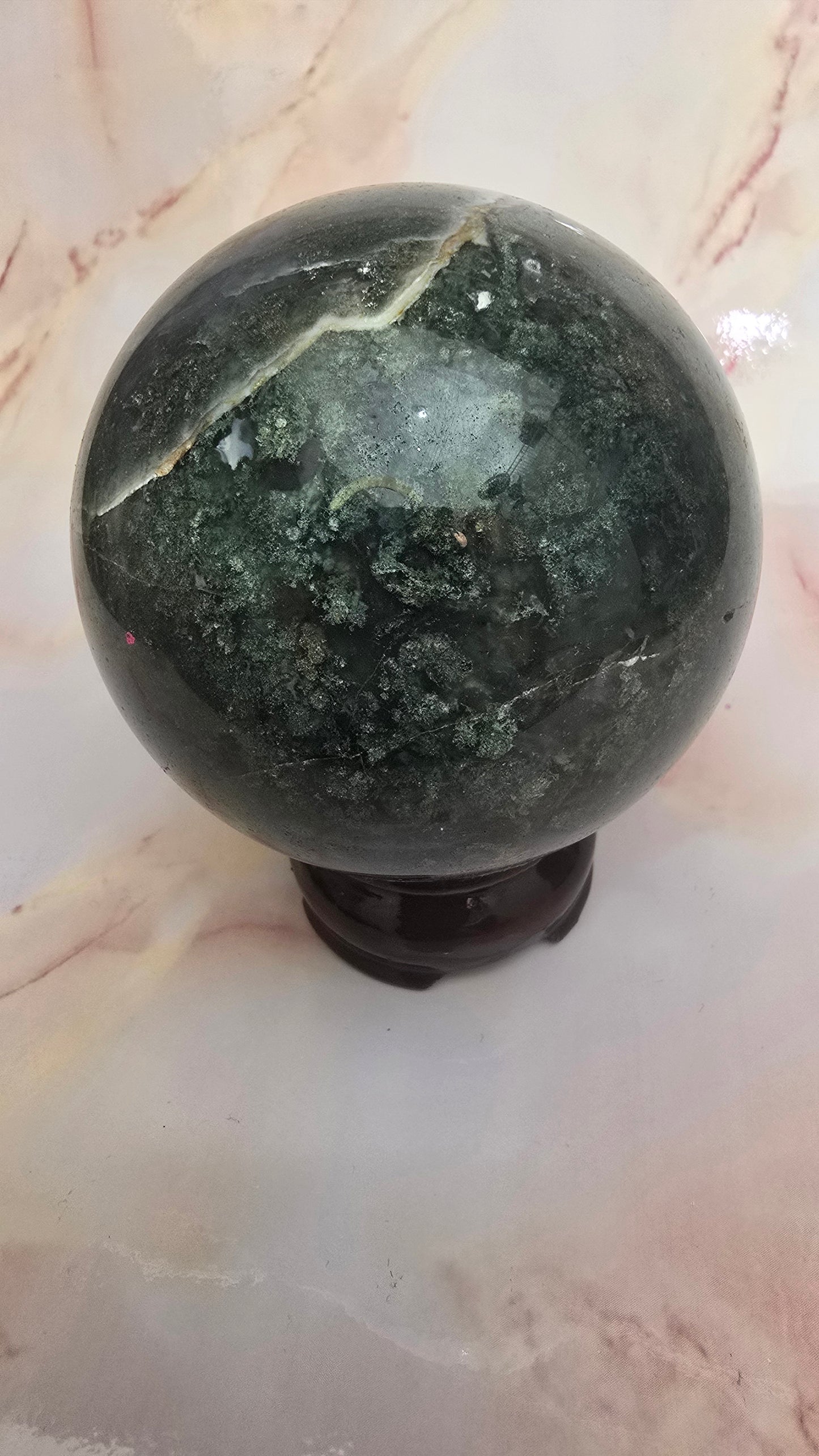 Earth-Tone Ocean Jasper Sphere