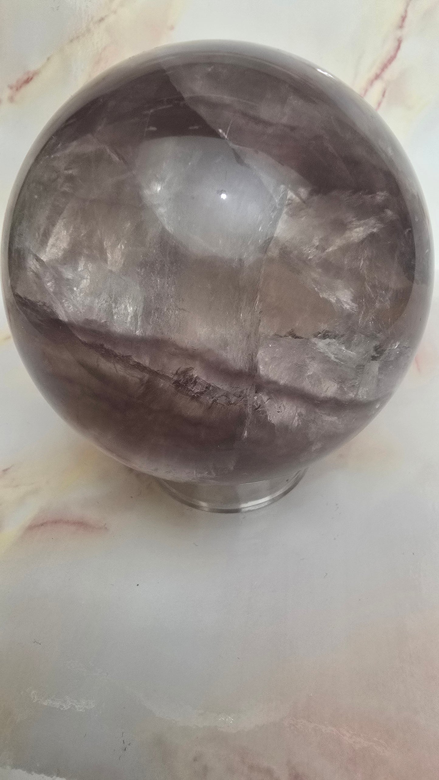 Purple Fluorite Sphere