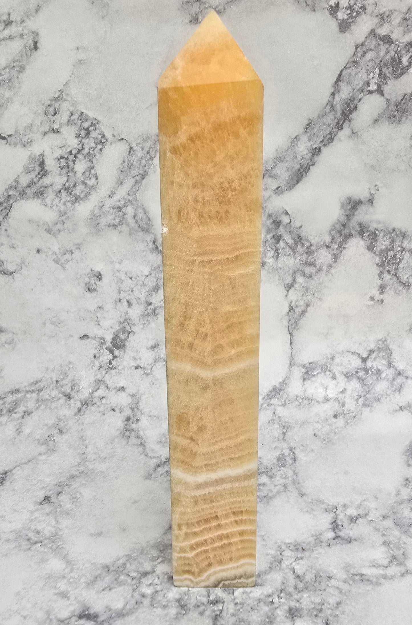 Orange Calcite Tower