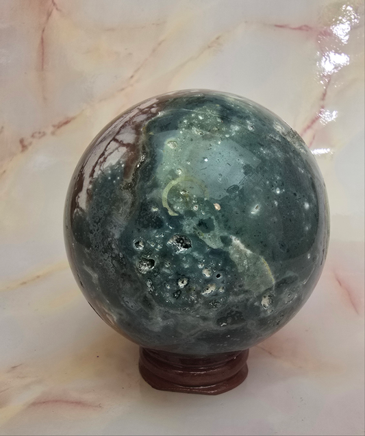 Ocean Jasper Sphere