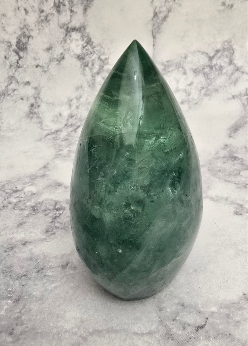 Green Fluorite Tear Drop